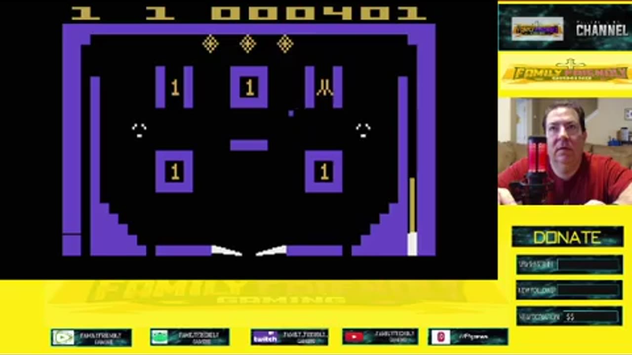 Video Pinball Atari 2600 Gameplay