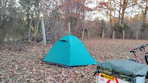 Enjoying time at camp