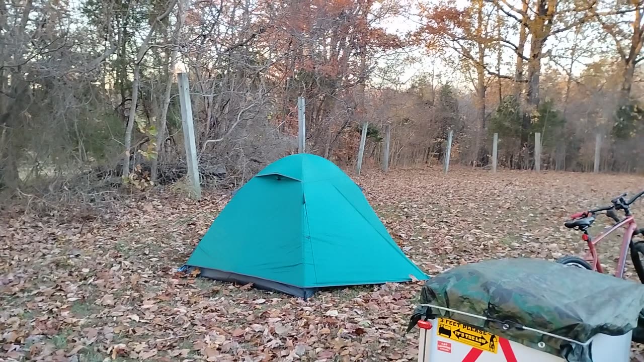 Enjoying time at camp