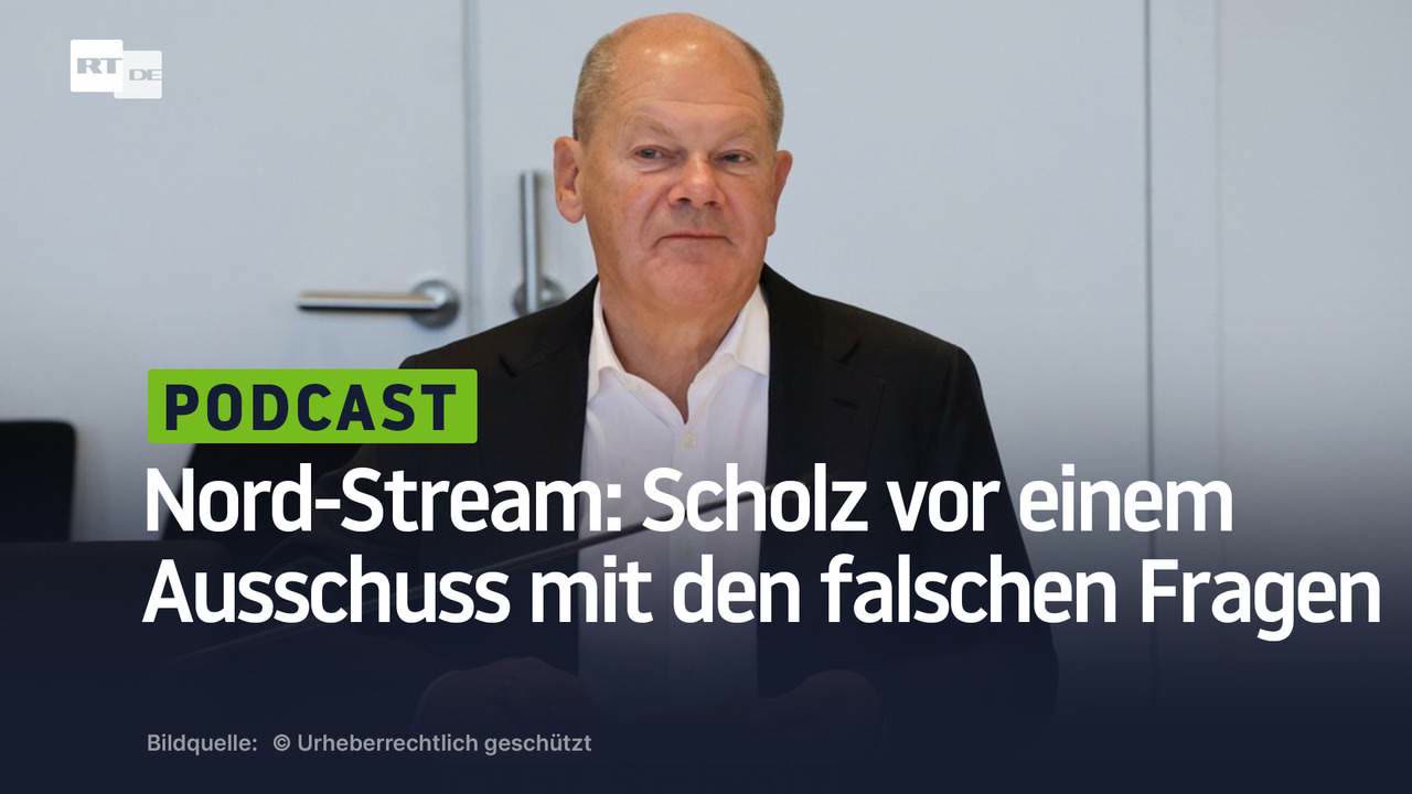 Nord-Stream: Ex-Kanzler Scholz vor einem Ausschuss mit den falschen Fragen