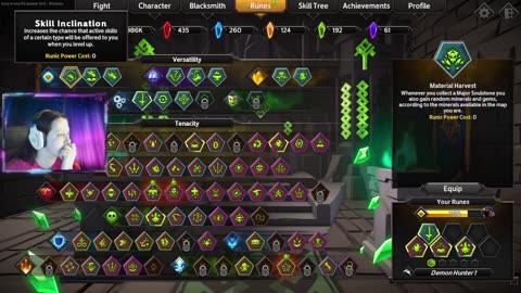 Just chilling a bit, felt like grinding characters ♡ Soulstone Survivors