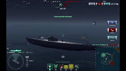 world of warships Submarine warfare Popeye the sailor