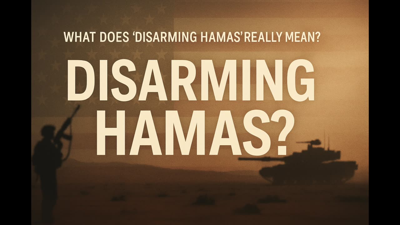 What Does ‘Disarming Hamas’ Really Mean?