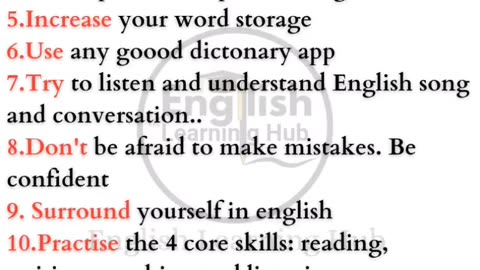 Spoken English skills