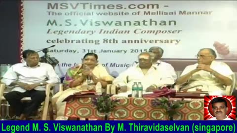 Legend M. S. Viswanathan By M. Thiravidaselvan (singapore) Vol 63