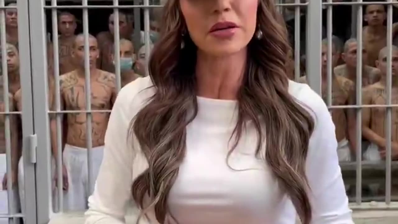 Kristi Noem Delivers a Message From an El Salvador Prison
