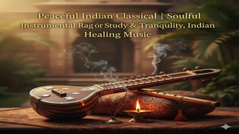Peaceful Indian Classical | Soulful Instrumental Raga for Study & Tranquility, Indian Healing Music