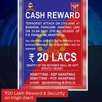 On April 22, a tragic terrorist attack in Pahalgam, Kashmir