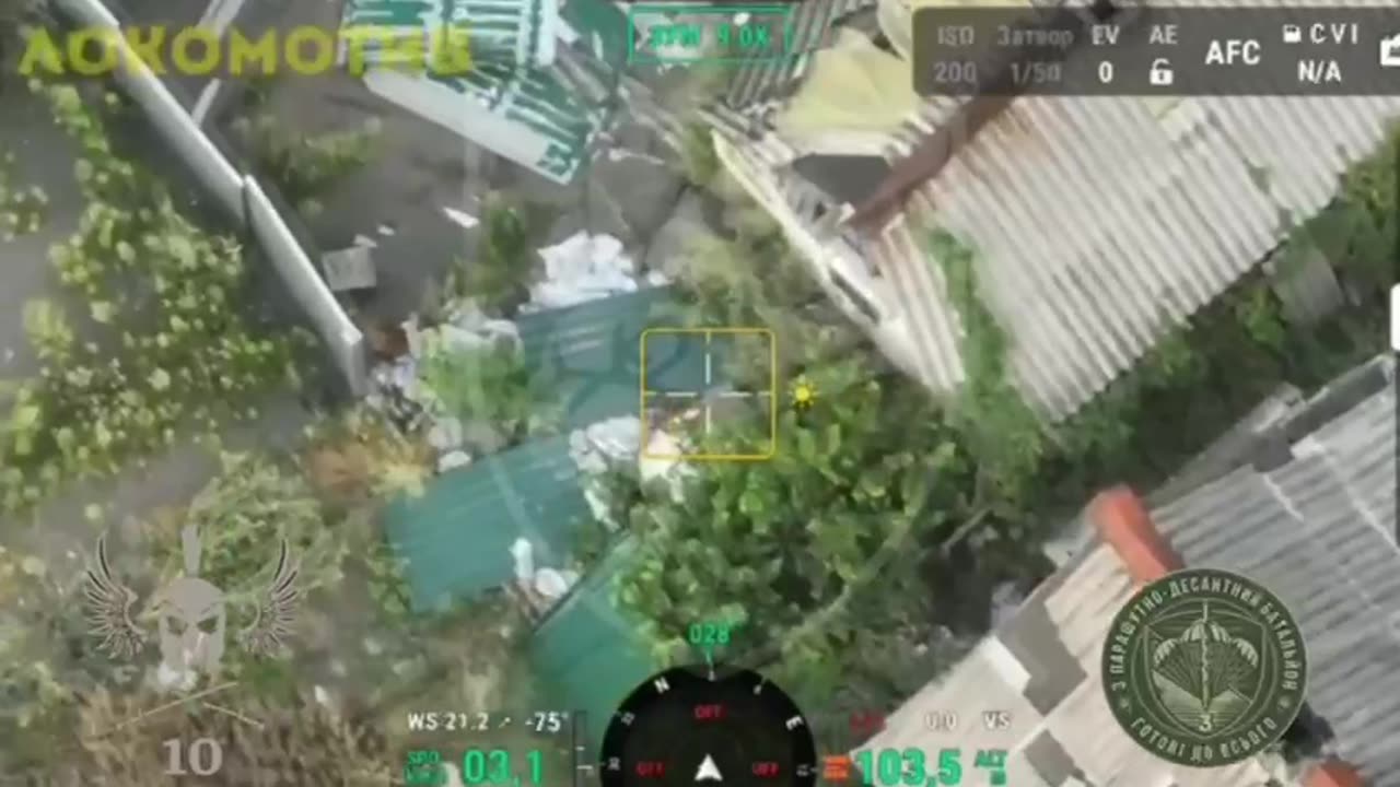 Ukrainian RC Drone Drives into Russian Base and Detonates