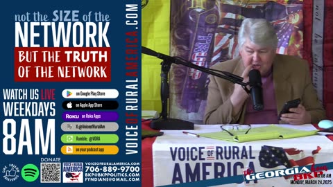 LIVESTREAM - Monday, March 24, 2025 - 8:00am ET - Voice of Rural America with BKP