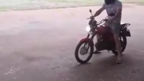 😂👣 You Won't Believe How This Biker Loses His Flip-Flops! | FunFM