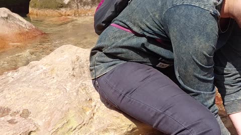 At The Top of Wah Kaba Falls!