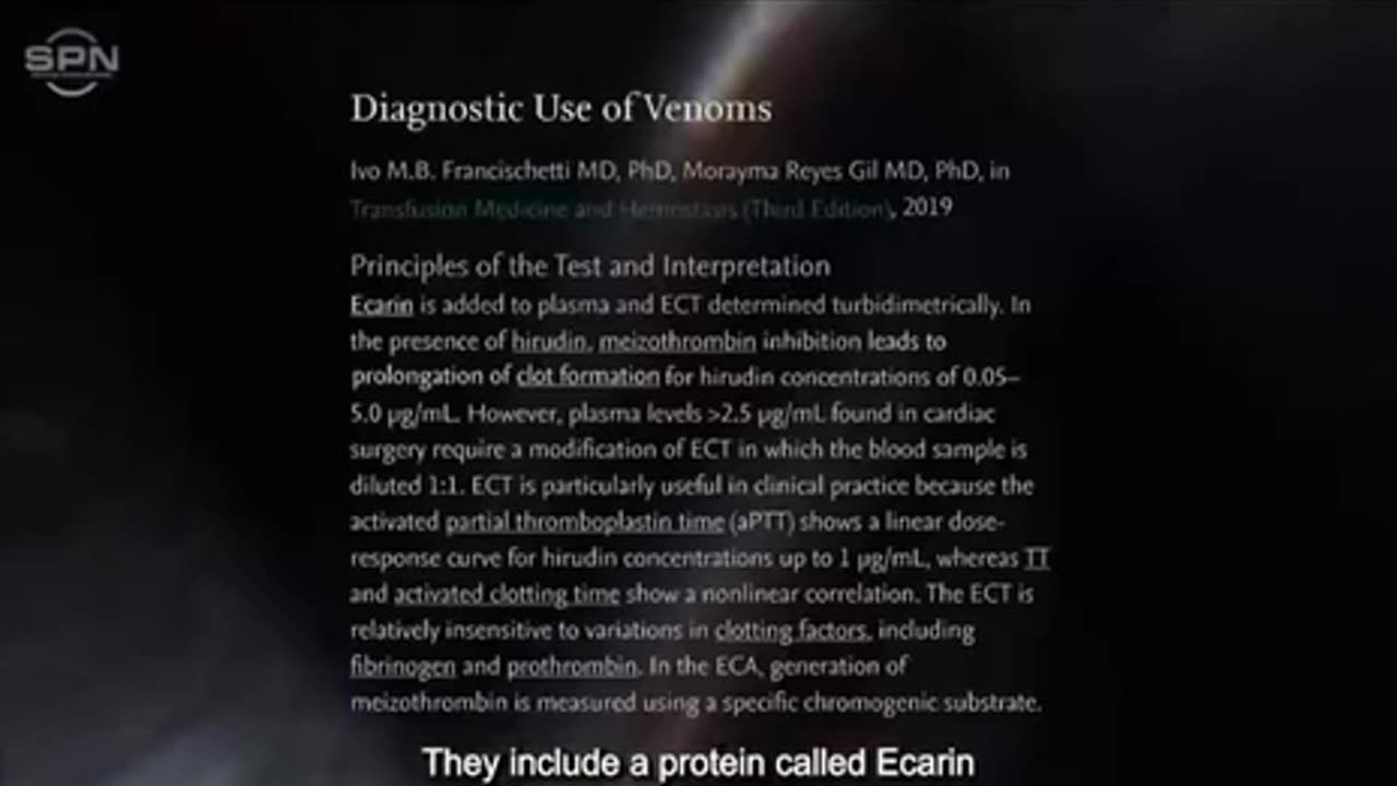 You can actually see for our water treatment that we drink