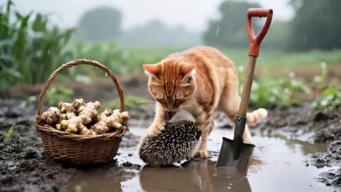 Mom Cat Rescues Abandoned Ваbу Nurses Waits for Mom