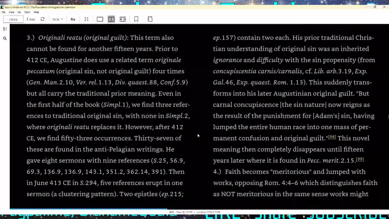 Reviewing "The foundation of Augustinian-Calvinism" by Ken Wilson - Part Three