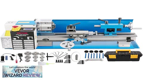 VEVOR 7"X14" Mini Precision Wood Lathe 550W Metal Bench Lathe Turning Machine Review