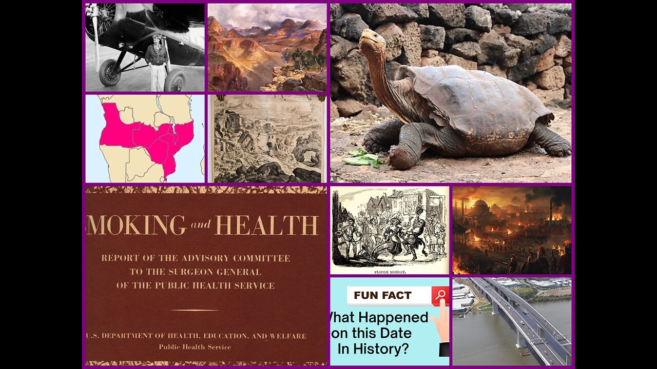 THIS DATE IN HISTORY - Nika Riots, Grand Canyon, Species Saved AND MORE! 01-11-2026