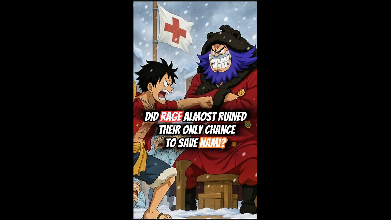 Did Rage Almost Ruined Their Only Chance To Save Nami? #onepiece #strawhats #eloypiece
