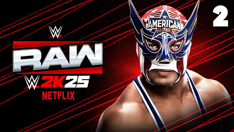 WWE 2K25 Raw April 7th 2025 - Match 2: El Grande wins AGAIN!