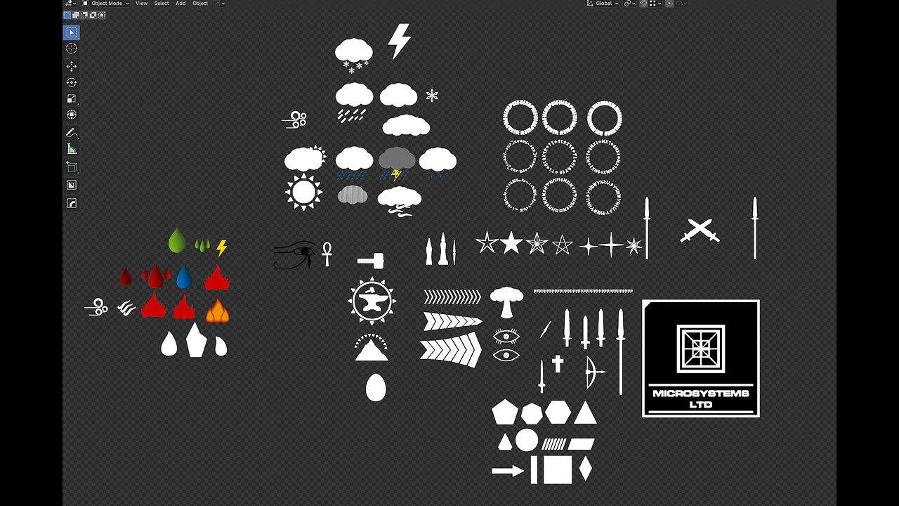 Decals Kitbash (Free Download)