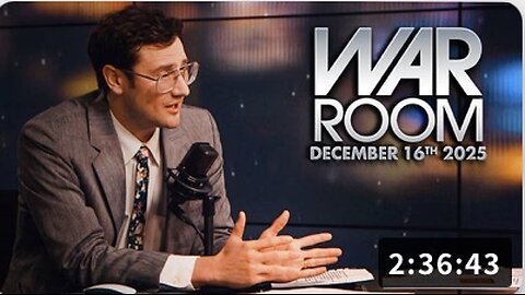 12 16 25 WAR ROOM Biden Went Ahead With Raid On Mar-A-Lago Despite FBI No Probable Cause