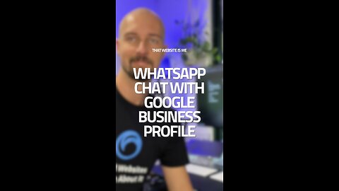 WhatsApp chat with Google Business Profile