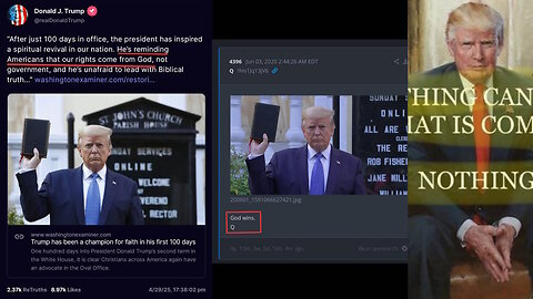 Trump posts exact Q drops