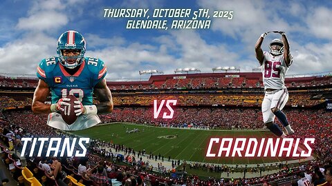 Tennessee Titans @ Arizona Cardinals, Week 5, Diggin' Deeper Into the NFL