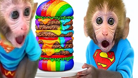 Bonmonkeykiki plays a prank on little monkey friend: A fiery ending to the joke||animalht video..