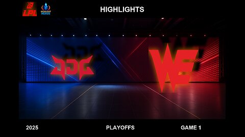JDG vs WE Game 1 Highlights - LPL Playoffs 2025 - JD Gaming vs Team WE