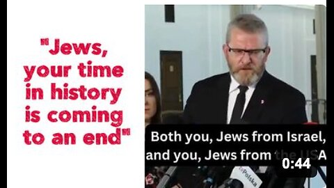 "Jews, your time in history is coming to an end"
