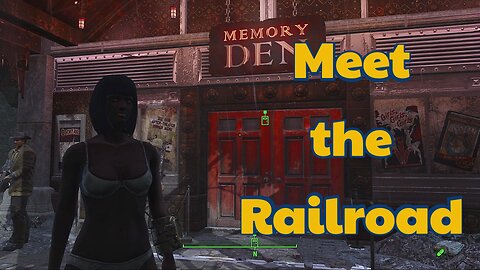 Fallout 4 Meeting the Railroad decoding the chip #Boosteroid #fallout4
