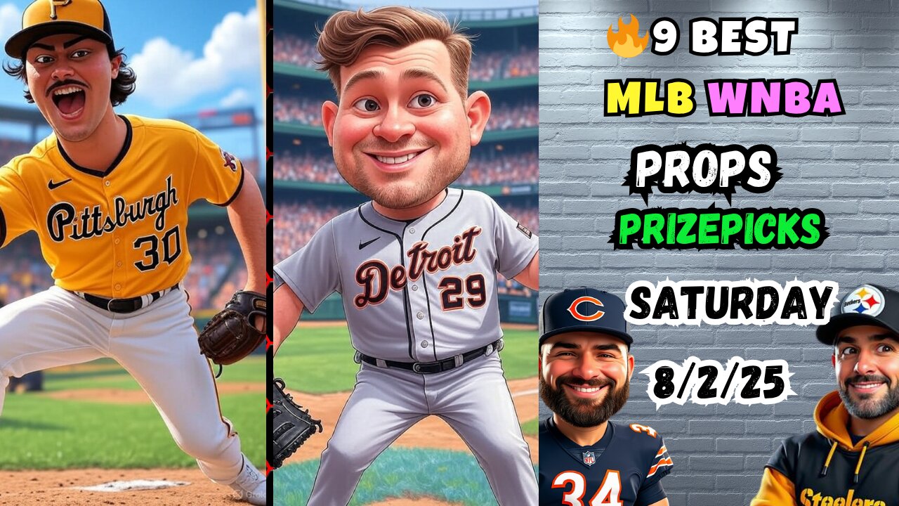 🔥9 BEST SATURDAY PRIZEPICKS MLB PROPS TODAY | ⚾️ MLB PICKS TODAY 8/2