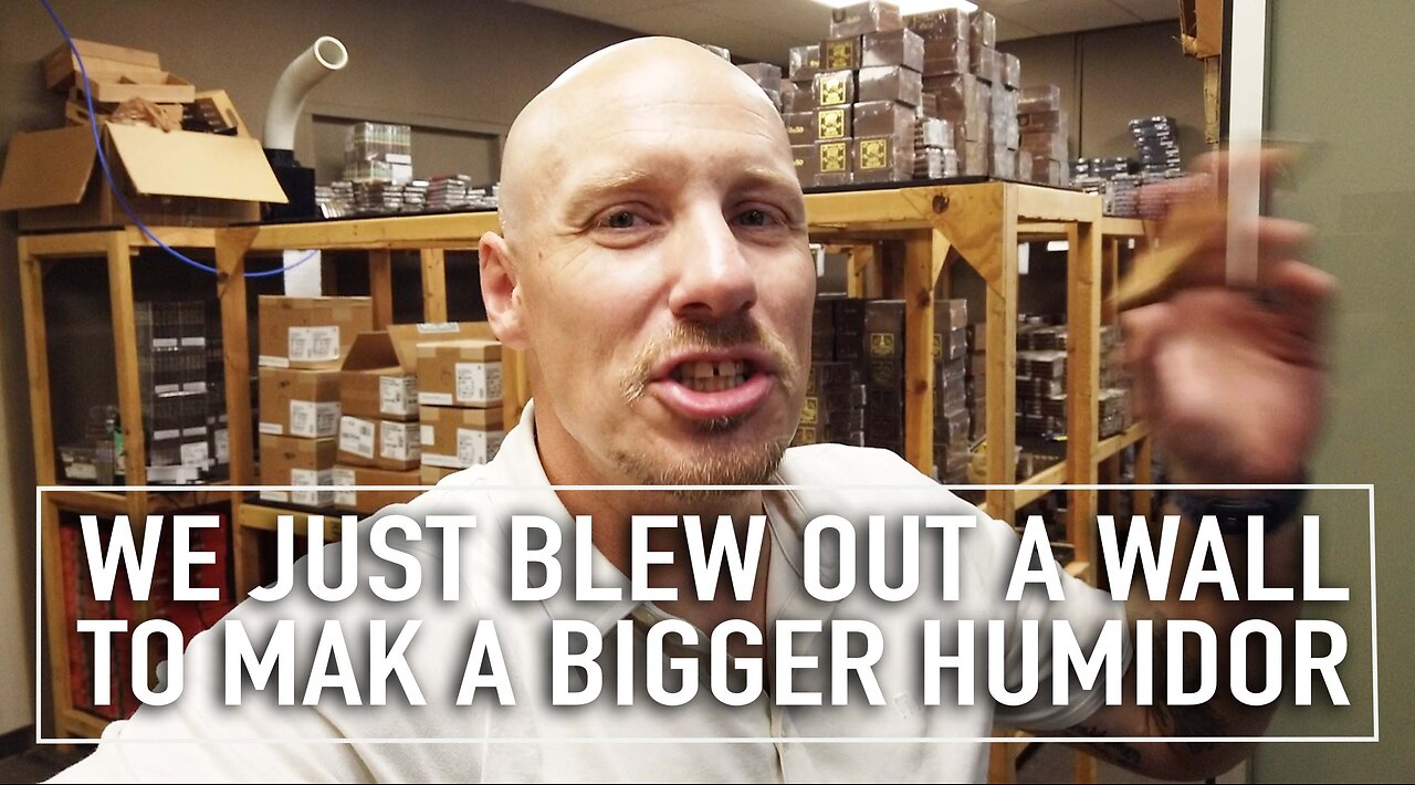 We Just Blew Out a Wall to Make a BIGGER Humidor