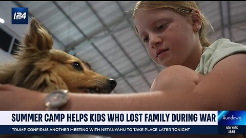 Summer camp helps kids who lost family during war