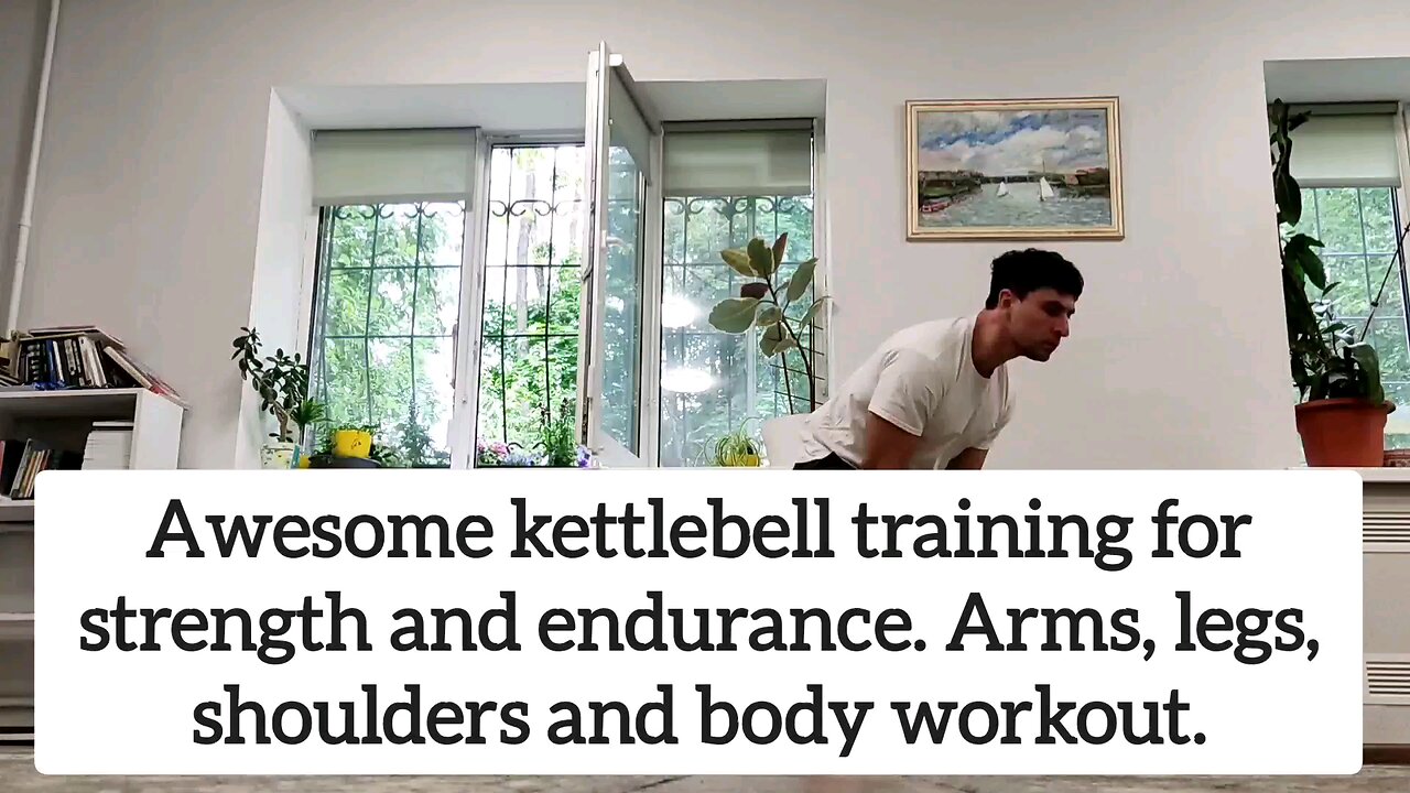 Kettlebell training.