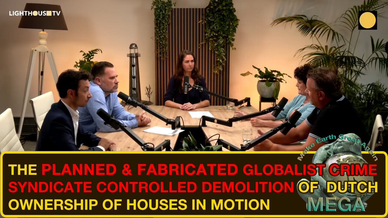 THE PLANNED & FABRICATED GLOBALIST CRIME SYNDICATE CONTROLLED DEMOLITION OF DUTCH OWNERSHIP OF HOUSES IN MOTION | Dutch Spoken /w English Subs