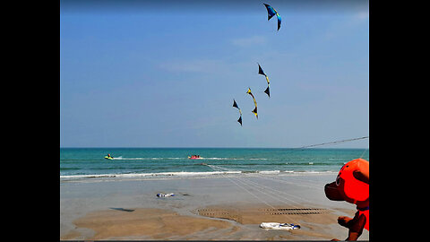 2025 International Kite Festival Final day Cha-Am Thailand