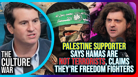 Palestine Supporter Says Hamas Are Not Terrorists, Claims They're Freedom Fighters