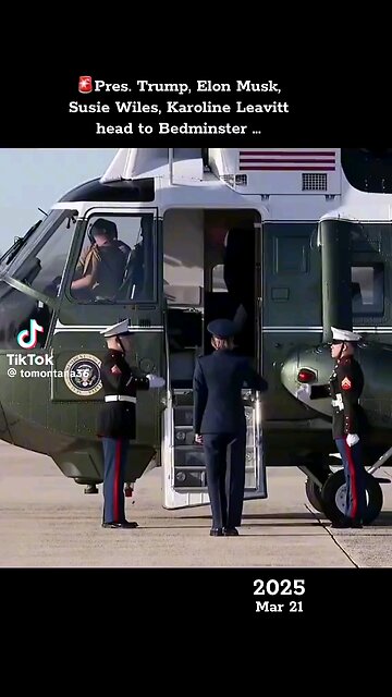 President Trumpand His Helocopter Co-Pilot Speak Ft. Elon Musk