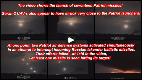 Kyiv: Ukrainian Patriot Air defense missile system in action