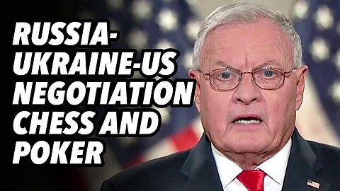 Russia-Ukraine-US negotiation chess and poker