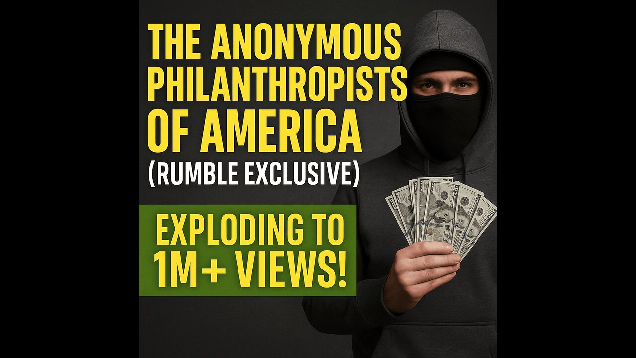 The Anonymous Philanthropists of America (Rumble Exclusive)