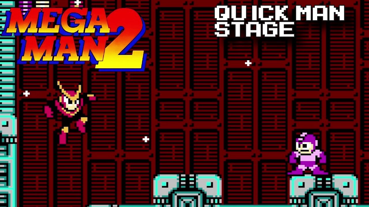 Mega Man 2 (NES) - 8. Quick Man stage