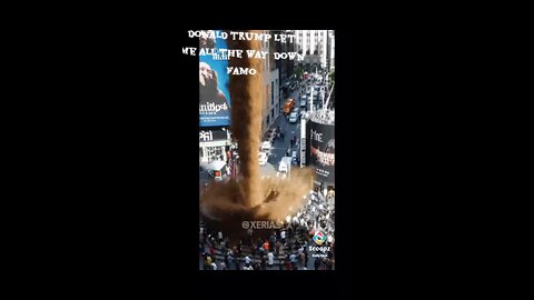 DONALD TRUMP DUMP POOP ON PROTESTERS ON AI VIDEO
