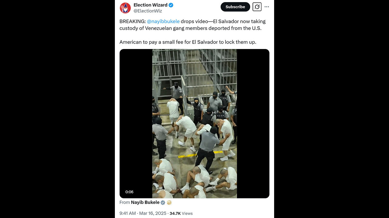 El Salvador is taking back the gangs for us now.