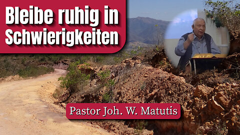 Bleibe ruhig in Schwierigkeiten