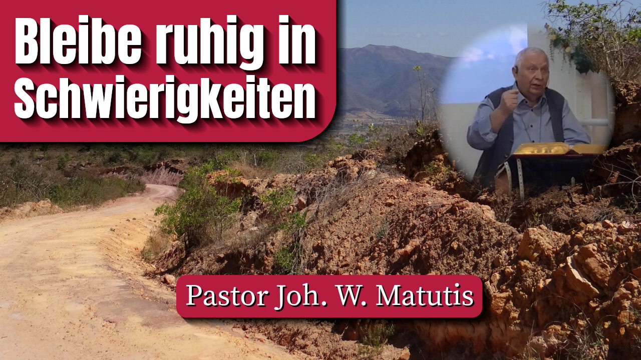 Bleibe ruhig in Schwierigkeiten