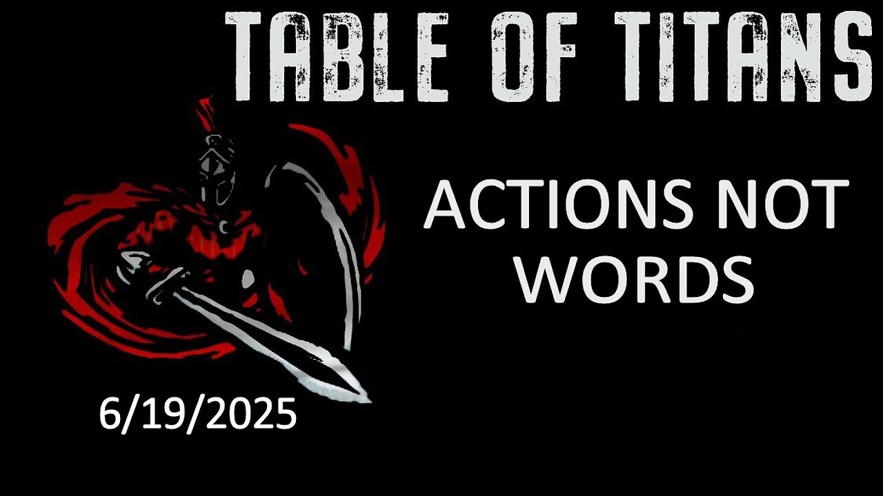 #TableofTitans ACTIONS NOT WORDS