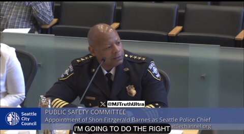Seattle's new Police Chief Predict’s Donald Trump will send him to Prison for Defending Rioters'